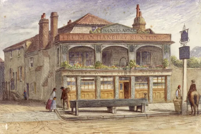 Framed Print : Camberwell, London, 1850. Artist: JT Wilson Framed Print : Camberwell, London, 1850. Artist: JT Wilson