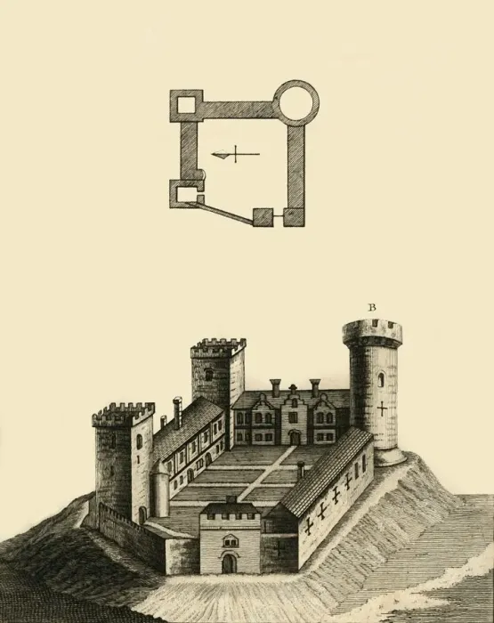 Framed Print : Cambridge Castle, c1783. Creator: Unknown Framed Print : Cambridge Castle, c1783. Creator: Unknown