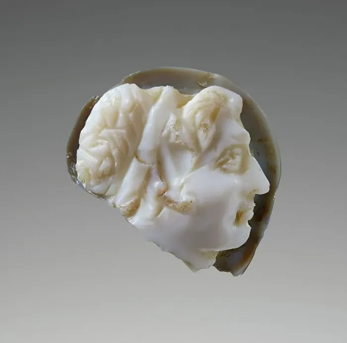 Framed Print : Cameo Gem with Head of Alexander the Great, 50 B.C.-A.D. 50. Creator: Unknown Framed Print : Cameo Gem with Head of Alexander the Great, 50 B.C.-A.D. 50. Creator: Unknown