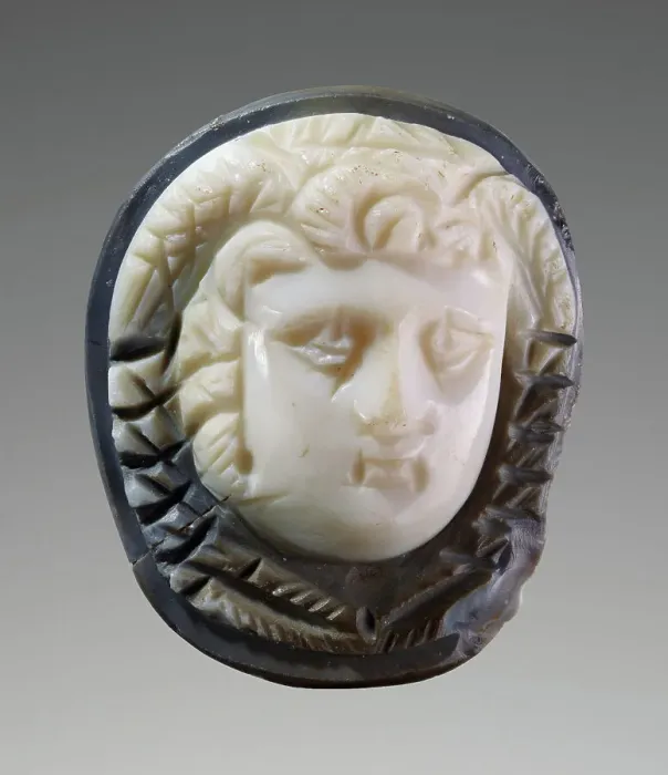 Framed Print : Cameo Gem with Medusa, A.D. 150-225. Creator: Unknown Framed Print : Cameo Gem with Medusa, A.D. 150-225. Creator: Unknown