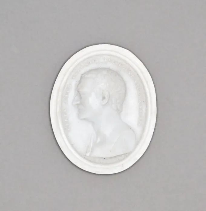 Framed Print : Cameo, Scotland, Late 18th century. Creator: James Tassie Framed Print : Cameo, Scotland, Late 18th century. Creator: James Tassie