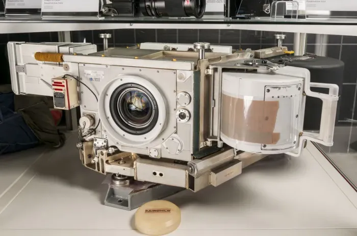 Framed Print : Camera, Lunar Mapping, Apollo, 1970s. Creator: Fairchild Space & Defense Systems Framed Print : Camera, Lunar Mapping, Apollo, 1970s. Creator: Fairchild Space & Defense Systems