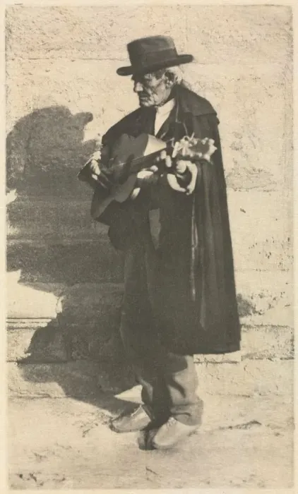 Framed Print : Camera Work: A Blind Musician - Granada, 1914. Creator: J. Craig Annan (British, 1864-1946) Framed Print : Camera Work: A Blind Musician - Granada, 1914. Creator: J. Craig Annan (British, 1864-1946)