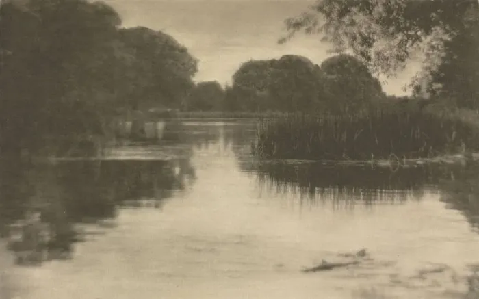 Framed Print : Camera Work: Bolney Backwater, 1910. Creator: J. Craig Annan (British, 1864-1946) Framed Print : Camera Work: Bolney Backwater, 1910. Creator: J. Craig Annan (British, 1864-1946)