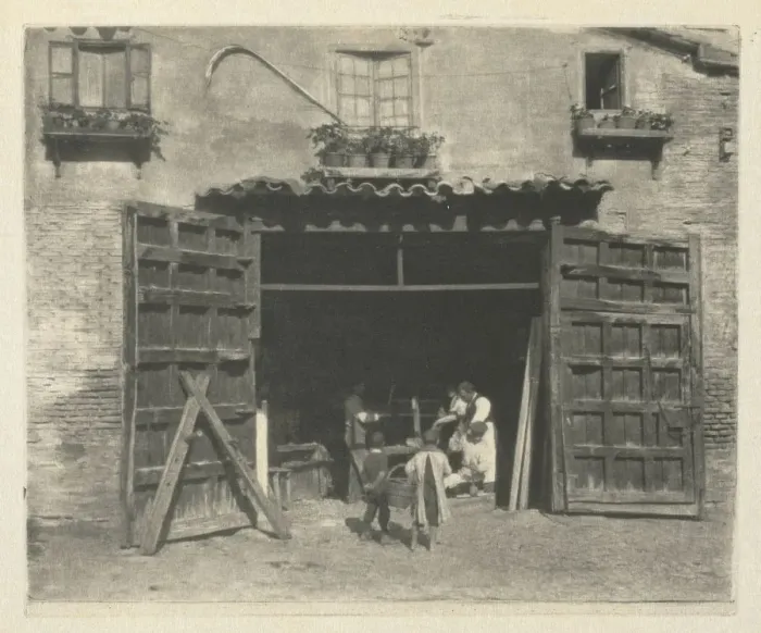 Framed Print : Camera Work: A Carpenters Shop - Toledo, 1914. Creator: J. Craig Annan (British, 1864-1946) Framed Print : Camera Work: A Carpenters Shop - Toledo, 1914. Creator: J. Craig Annan (British, 1864-1946)