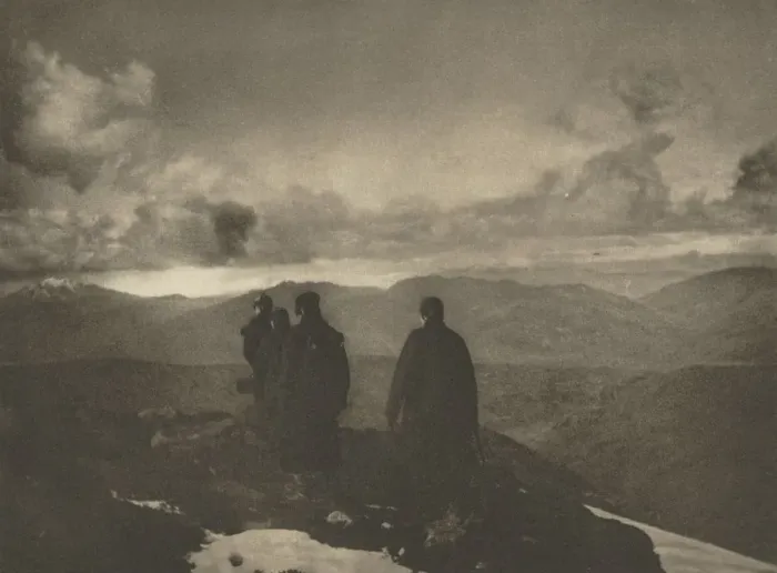 Framed Print : Camera Work: The Dark Mountains, 1904. Creator: J. Craig Annan (British, 1864-1946) Framed Print : Camera Work: The Dark Mountains, 1904. Creator: J. Craig Annan (British, 1864-1946)