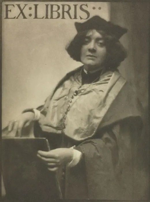 Framed Print : Camera Work: Ex Libris, 1909. Creator: J. Craig Annan (British, 1864-1946) Framed Print : Camera Work: Ex Libris, 1909. Creator: J. Craig Annan (British, 1864-1946)