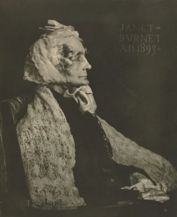 Framed Print : Camera Work: Janet Burnet, 1907. Creator: J. Craig Annan (British, 1864-1946) Framed Print : Camera Work: Janet Burnet, 1907. Creator: J. Craig Annan (British, 1864-1946)