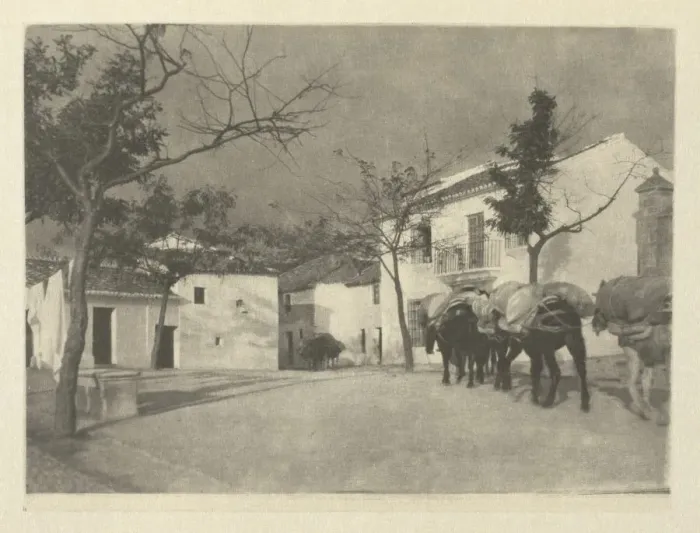 Framed Print : Camera Work: A Square - Ronda, 1914. Creator: J. Craig Annan (British, 1864-1946) Framed Print : Camera Work: A Square - Ronda, 1914. Creator: J. Craig Annan (British, 1864-1946)