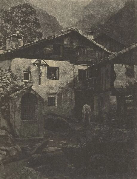 Camera Work: A Village Corner, 1906. Creator: Hans Watzek (Austrian, 1848-1903)
