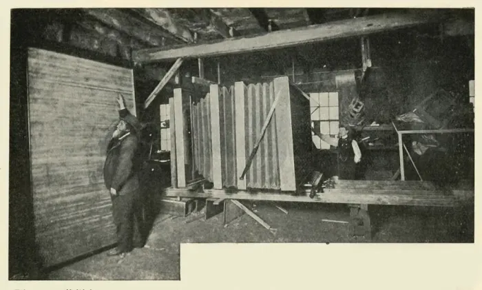 Framed Print : The Camera In The Workshop - Showing The Size Of The Plate Holder, 1901. Creator: Unknown Framed Print : The Camera In The Workshop - Showing The Size Of The Plate Holder, 1901. Creator: Unknown