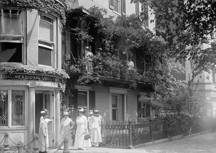 Framed Print : Cameron House, Later Part of Cosmos Club - Woman Suffrage, 1915. Creator: Harris & Ewing. Cameron House, Later Part of Cosmos Club - Woman Suffrage, 1915. Creator: Harris & Ewing Framed Print : Cameron House, Later Part of Cosmos Club - Woman Suffrage, 1915. Creator: Harris & Ewing. Cameron House, Later Part of Cosmos Club - Woman Suffrage, 1915. Creator: Harris & Ewing