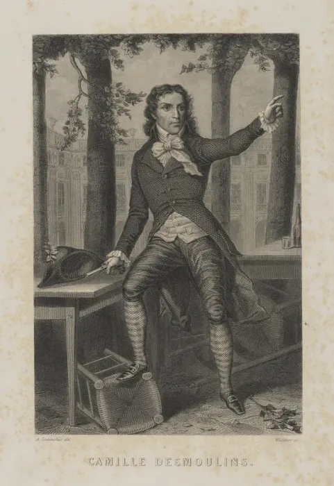 Framed Print : Camille Desmoulins (1760-1794) Framed Print : Camille Desmoulins (1760-1794)
