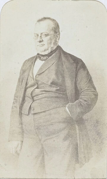 Camillo Benso, Count of Cavour, 1860-69. Creator: Alfred Chardon