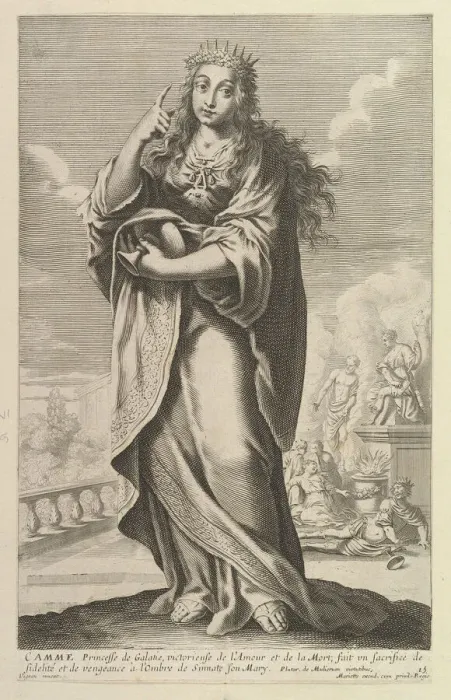 Framed Print : Camme, 1647. Creators: Gilles Rousselet, Abraham Bosse Framed Print : Camme, 1647. Creators: Gilles Rousselet, Abraham Bosse
