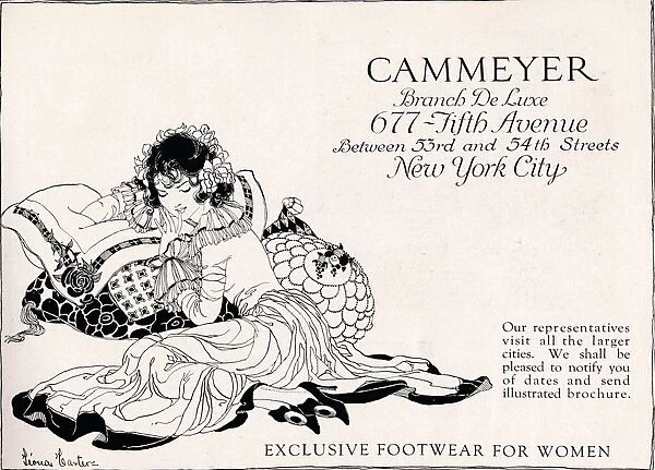 Cammeyer - Exclusive Footwear for Women, c1923, (1923). Artist: Leoua H Carter