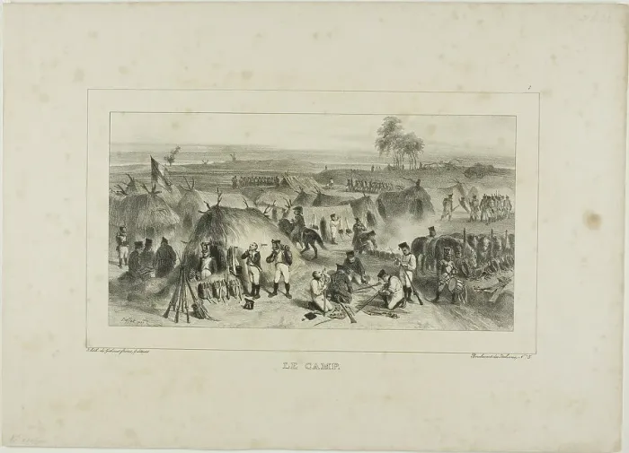 Framed Print : The Camp, 1836–37. Creator: Auguste Raffet Framed Print : The Camp, 1836–37. Creator: Auguste Raffet