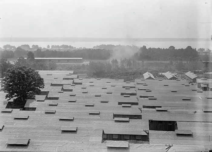Framed Print : Camp, 1917 or 1918. Creator: Harris & Ewing. Camp, 1917 or 1918. Creator: Harris & Ewing Framed Print : Camp, 1917 or 1918. Creator: Harris & Ewing. Camp, 1917 or 1918. Creator: Harris & Ewing