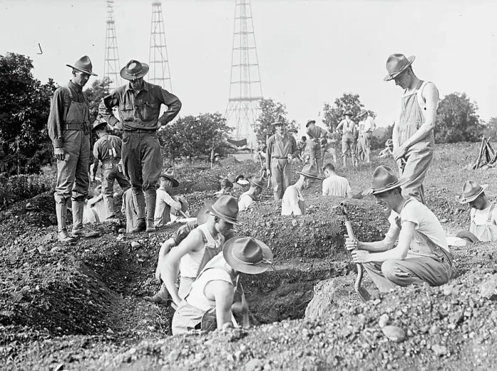 Framed Print : Camp, 1917 or 1918. Creator: Harris & Ewing. Camp, 1917 or 1918. Creator: Harris & Ewing Framed Print : Camp, 1917 or 1918. Creator: Harris & Ewing. Camp, 1917 or 1918. Creator: Harris & Ewing