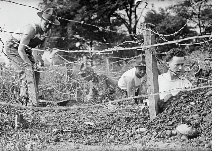 Framed Print : Camp, 1917 or 1918. Creator: Harris & Ewing. Camp, 1917 or 1918. Creator: Harris & Ewing Framed Print : Camp, 1917 or 1918. Creator: Harris & Ewing. Camp, 1917 or 1918. Creator: Harris & Ewing