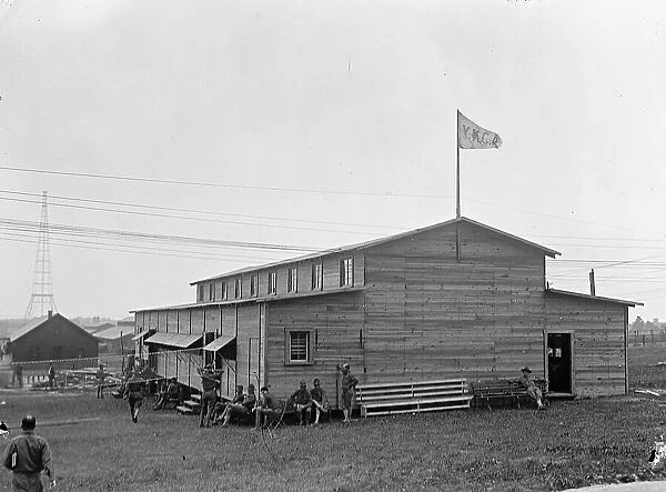 Camp, 1917 or 1918. Creator: Harris & Ewing. Camp, 1917 or 1918. Creator: Harris & Ewing