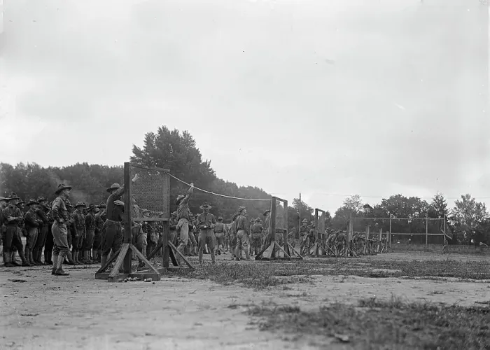 Framed Print : Camp, 1917 or 1918. Creator: Harris & Ewing. Camp, 1917 or 1918. Creator: Harris & Ewing Framed Print : Camp, 1917 or 1918. Creator: Harris & Ewing. Camp, 1917 or 1918. Creator: Harris & Ewing