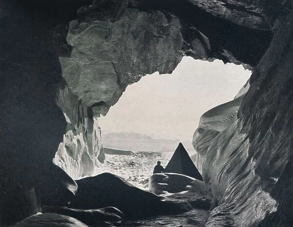 Camp in the Cave Under Penelope Point, 1912, (1913). Artist: G Murray Levick