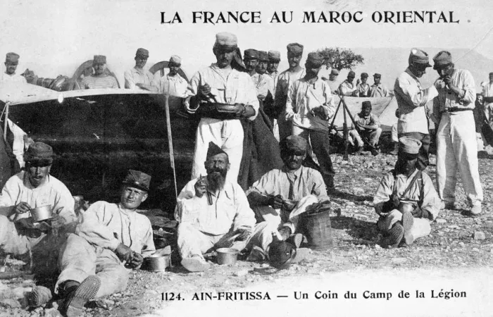 Framed Print : The Camp of the Foreign Legion, Ain Fritissa, Morocco, 20th century Framed Print : The Camp of the Foreign Legion, Ain Fritissa, Morocco, 20th century