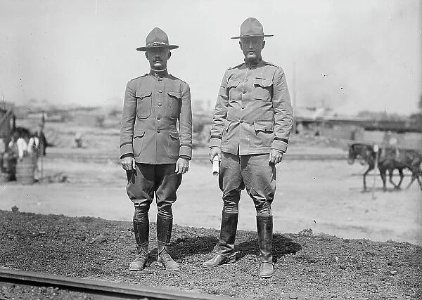 Camp Meade #2 - General Kuhn And Lt. Col. Ross, 1917. Creator: Harris & Ewing. Camp Meade #2 - General Kuhn And Lt. Col. Ross, 1917. Creator: Harris & Ewing