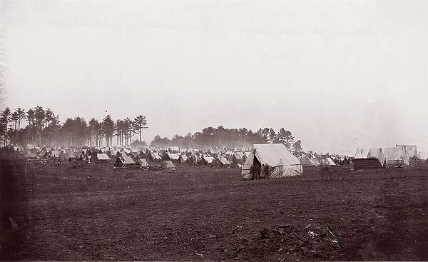 Camp near Brandy Station, 1863-64. Creators: James Gardner, Tim O Sullivan