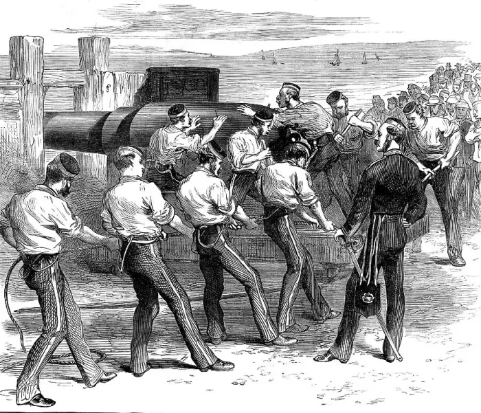 Framed Print : The Camp at Shoeburyness: the competition for the Army Prizes, 1871. Creator: Unknown Framed Print : The Camp at Shoeburyness: the competition for the Army Prizes, 1871. Creator: Unknown