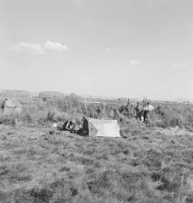 Framed Print : Camp of single men, Tulelake, Siskiyou County, California, 1939. Creator: Dorothea Lange Framed Print : Camp of single men, Tulelake, Siskiyou County, California, 1939. Creator: Dorothea Lange