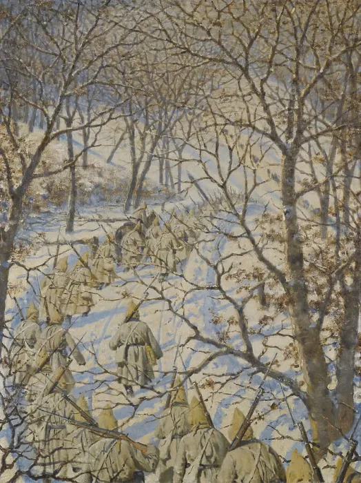Framed Print : Campaign. Artist: Vereshchagin, Vasili Vasilyevich (1842-1904)