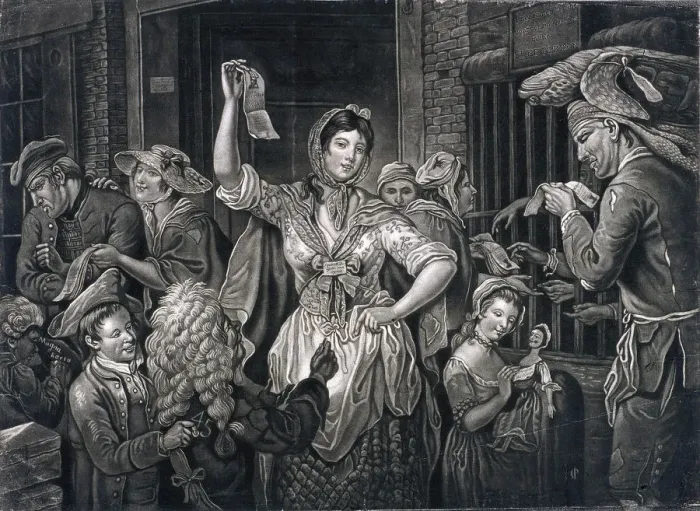 Framed Print : Campaign at Fleet Prison, London, c1770 Framed Print : Campaign at Fleet Prison, London, c1770