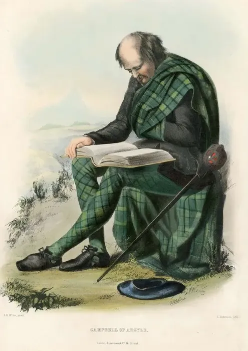 Framed Print : Campbell of Argyll, from The Clans of the Scottish Highlands, pub Framed Print : Campbell of Argyll, from The Clans of the Scottish Highlands, pub