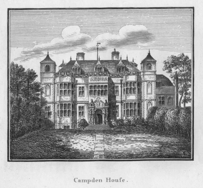 Framed Print : Campden House, c1792 Framed Print : Campden House, c1792