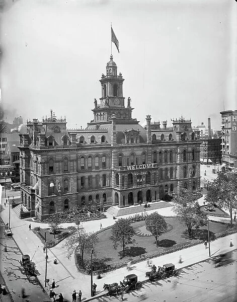 Campus Martius and City Hall, Detroit, Mich. between 1900 and 1910. Creator: Unknown