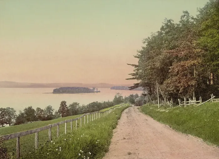 Framed Print : Canadarago Lake, New York, ca 1900. Creator: Unknown Framed Print : Canadarago Lake, New York, ca 1900. Creator: Unknown