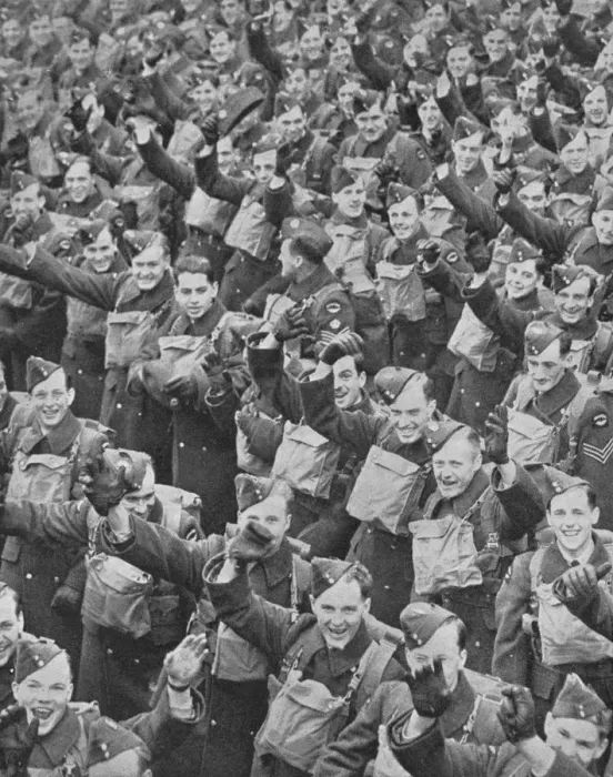 Framed Print : Canadas Airmen Arrive, 1939, (1940) Framed Print : Canadas Airmen Arrive, 1939, (1940)