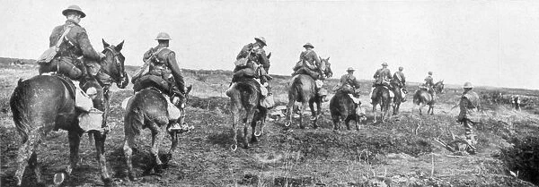 Canadian cavalry, Vimy, France, First World War, April 1917