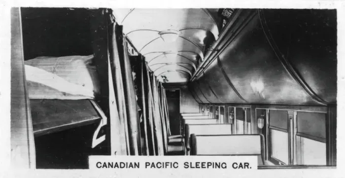 Framed Print : Canadian Pacific sleeping car, Canada, c1920s Framed Print : Canadian Pacific sleeping car, Canada, c1920s