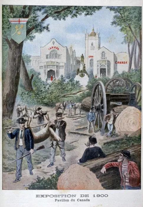 Framed Print : The Canadian pavilion at the Universal Exhibition of 1900, Paris, 1900 Framed Print : The Canadian pavilion at the Universal Exhibition of 1900, Paris, 1900