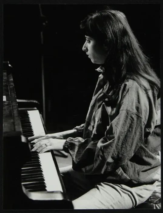 Framed Print : Canadian pianist Renee Rosnes playing at the Hertfordshire Jazz Festival, St Albans, 1993 Framed Print : Canadian pianist Renee Rosnes playing at the Hertfordshire Jazz Festival, St Albans, 1993