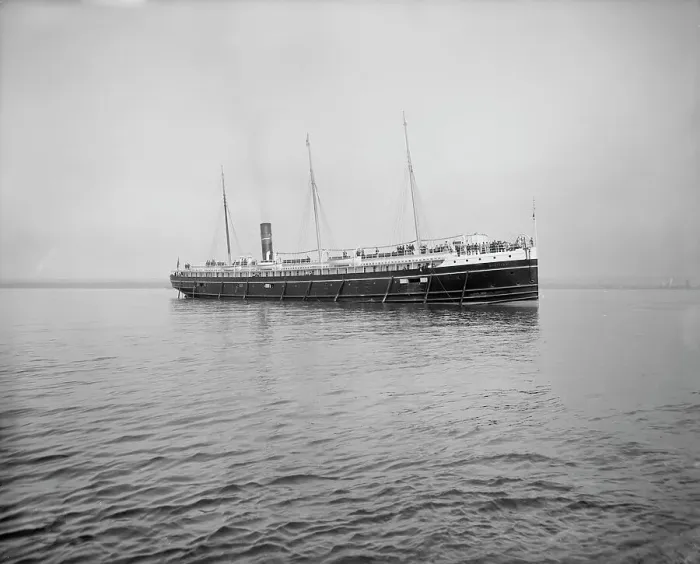 Framed Print : Canadian S.S. Manitoba, c1908. Creator: Unknown Framed Print : Canadian S.S. Manitoba, c1908. Creator: Unknown