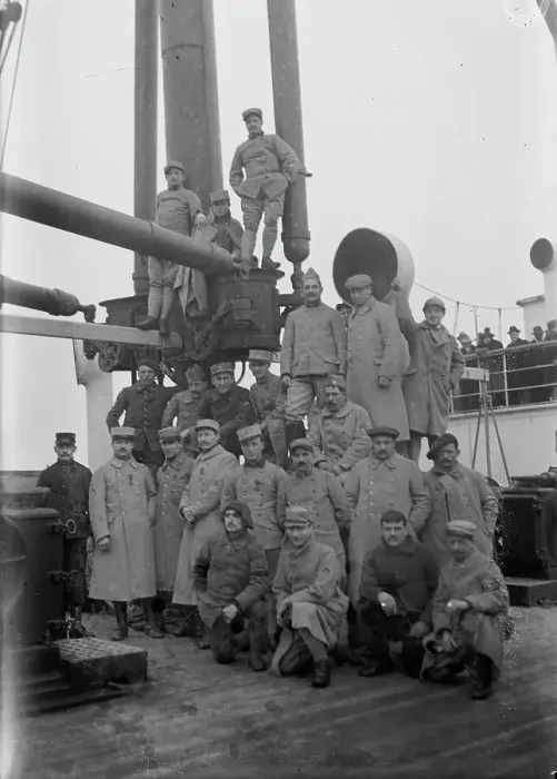 Framed Print : Canadians from France, between c1915 and c1920. Creator: Bain News Service