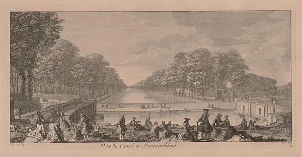 The Canal at Fontainebleau. Creator: Jacques Rigaud (French, 1681-1754)