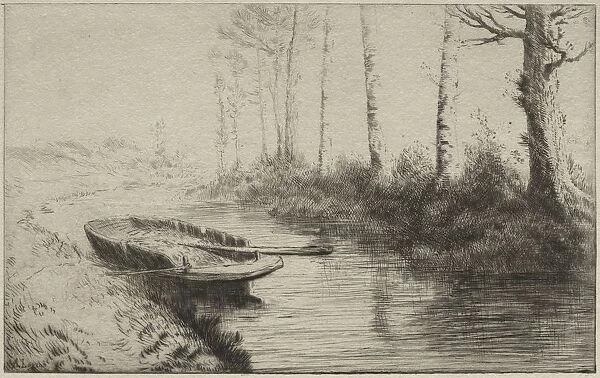 The Canal, Morning. Creator: Alphonse Legros (French, 1837-1911)