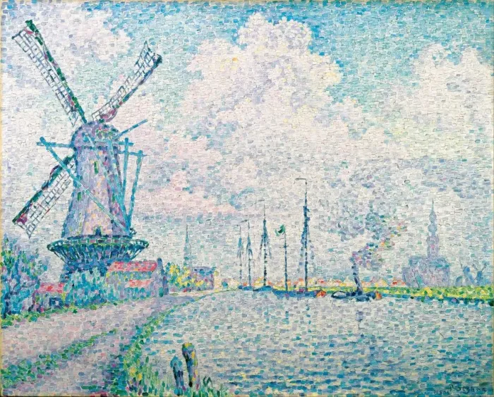 Framed Print : Canal in Overschie, 1906 Framed Print : Canal in Overschie, 1906