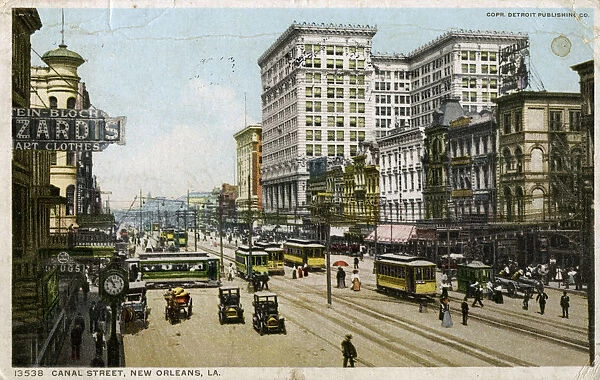 Canal Street, New Orleans, USA, c1912