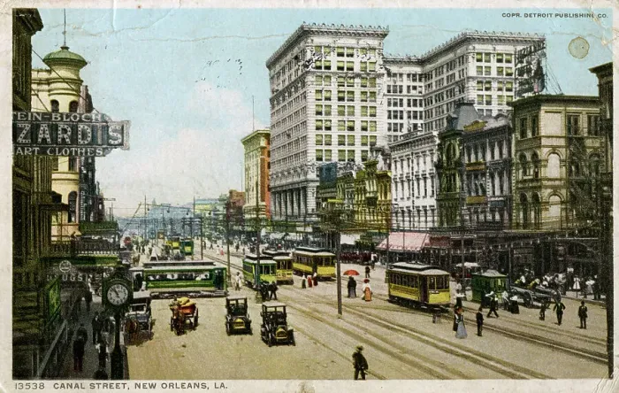 Framed Print : Canal Street, New Orleans, USA, c1912 Framed Print : Canal Street, New Orleans, USA, c1912